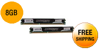 Crucial Ballistix Sport 8GB (2 x 4GB) 240-Pin DDR3 SDRAM DDR3 1600 (PC3 12800) Low Profile Desktop Memory