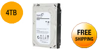 Seagate Desktop HDD.15 ST4000DM000 4TB 64MB Cache SATA 6.0Gb/s 3.5" Internal Hard Drive