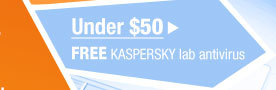 UNDER $50. FREE KASPERSKY lab antivirus