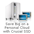 Save Big On A Personal Cloud With Crucial SSD.