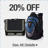 20% OFF SELECT LAPTOP CASES & BAGS