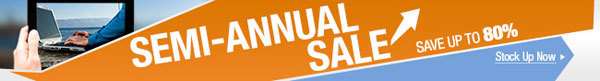 Semi-annual sale. Save up to 80%.