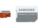 SAMSUNG 32GB microSDHC Flash Card With Adapter