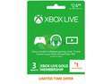Xbox Live Prepaid 3+1 Month Gold Membership Card (Digital Code)