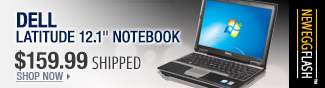 Newegg Flash - DELL Latitude 12.1" Notebook.