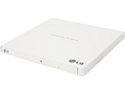 LG USB 2.0 External CD/DVD Rewriter With M-Disc Support (White)-model GP65NW60