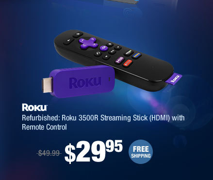 Refurbished: Roku 3500R Streaming Stick (HDMI) with Remote Control