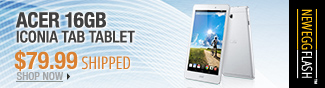 Newegg Flash  Acer 16GB Iconia Tab Tablet 