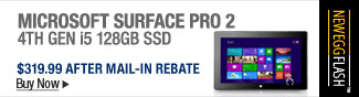 Newegg Flash  Microsoft Surface Pro 2 4th Gen i5 128GB SSD