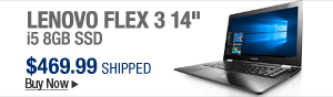 Newegg Flash – Lenovo Flex 3 14" i5 8GB SSD