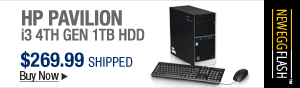 Newegg Flash – HP Pavilion i3 4TH GEN 1TB HDD