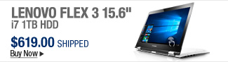 Newegg Flash  Lenovo Flex 3 15.6" i7 1TB HDD