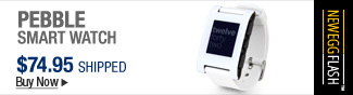 Newegg Flash  Pebble Smart Watch