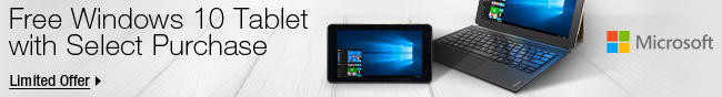 Microsoft -  Free Windows 10 Tablet with Select Purchase