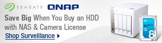 Save Big When You Buy an HDD with NAS & Camera License