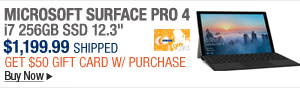 Newegg Flash – Microsoft Surface Pro 4 i7 256GB SSD 12.3"