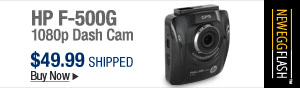 Newegg Flash - HP F-500G 1080p Dash Cam