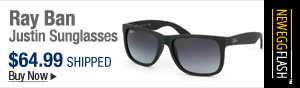 Newegg Flash - Ray Ban Justin Sunglasses