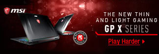 Msi - The New Thin and Light Gaming GP X SERIES