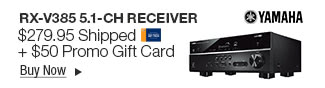 Newegg Flash - YAMAHA RX-V385 5.1-Ch AV Receiver