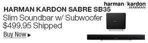 Newegg Flash - Harman Kardon Sabre SB35 Slim Soundbar w/ Subwoofer