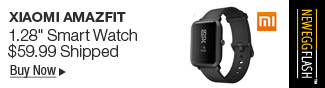 XIAOMI AMAZFIT 1.28" Smart Watch $59.99 Shipped; Buy Now