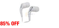 MEElectronics SX-31-WT 3.5mm Gold-Plated Connector Canal Earphone for iPod and MP3 Players (White) 