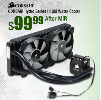 CORSAIR Hydro Series H100i Water Cooler