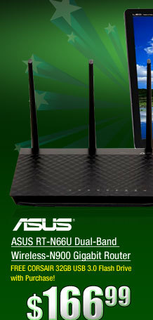 ASUS RT-N66U Dual-Band Wireless-N900 Gigabit Router