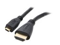 Coboc 3 ft. High Speed HDMI Cable with Ethernet - Micro HDMI Male to HDMI Male (Black) 