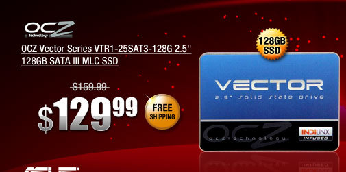 OCZ Vector Series VTR1-25SAT3-128G 2.5 inch 128GB SATA III MLC SSD