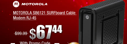 MOTOROLA SB6121 SURFboard Cable Modem RJ-45