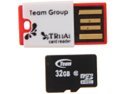 Team 32GB Micro SDHC Flash Card Model TUSDH32GCL1030 