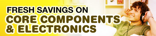 Fresh Savings on Core Components & Electronics