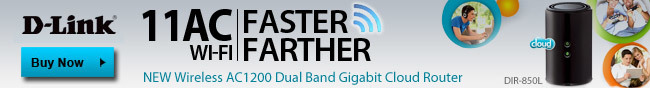 D-LINK - 11AC WI-FI. FASTER, FARTHER. NEW Wireless AC1200 Dual Band Gigabit Cloud Router. Buy Now.