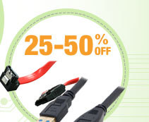 25-50% OFF SELECT CABLES*