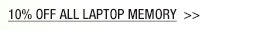10% OFF ALL LAPTOP MEMORY