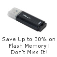 Save up to 30% on Flash Memory