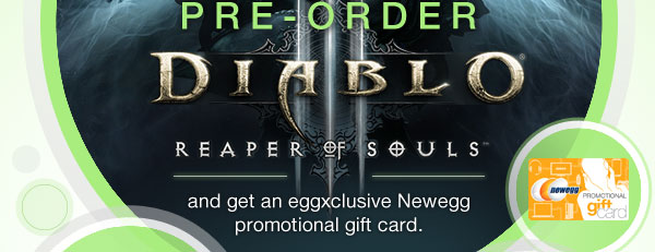 and get an eggxclusive Newegg promotional gift card.