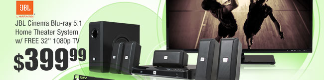 JBL Cinema BD100 Blu-ray 5.1 Home Theater System