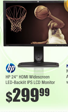 HP ZR2440w 24" 6ms HDMI Widescreen LED-Backlit IPS LCD Monitor