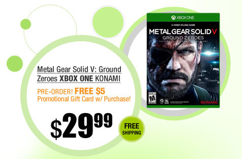 Metal Gear Solid V: Ground Zeroes Xbox One KONAMI