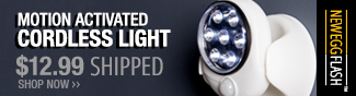 Newegg Flash - Motion Activated Cordless Light.