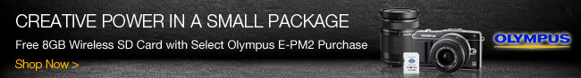 Olympus - Creative power in a small package.