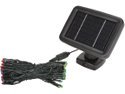 Rosewill 33' Solar Decorative String Lights, 100pcs Multicolor LED, Green Cable