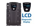 CyberPower Intelligent LCD Series CP600LCD 600VA 340W 4 x 5-15R Battery/Surge Protected