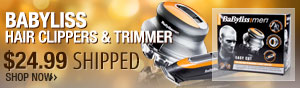 babyliss hair clippers and trimmer.