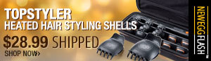 topstyler heated hair styling shells