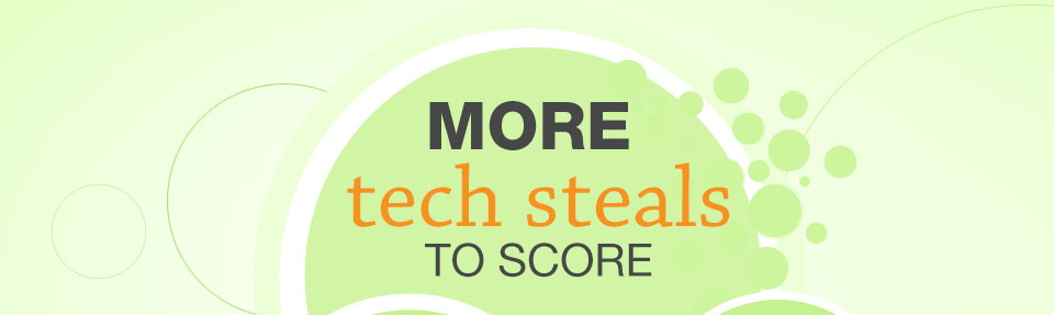 MORE TECH STEALS TO SCORE