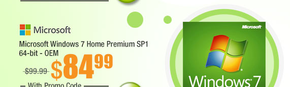 Microsoft Windows 7 Home Premium SP1 64-bit - OEM